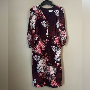 Patterned dress size 14